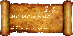 Sárközy Jenő névjegykártya